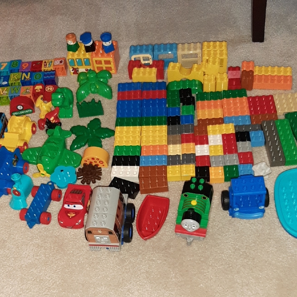 Assorted Lego Duplo Building Blocks